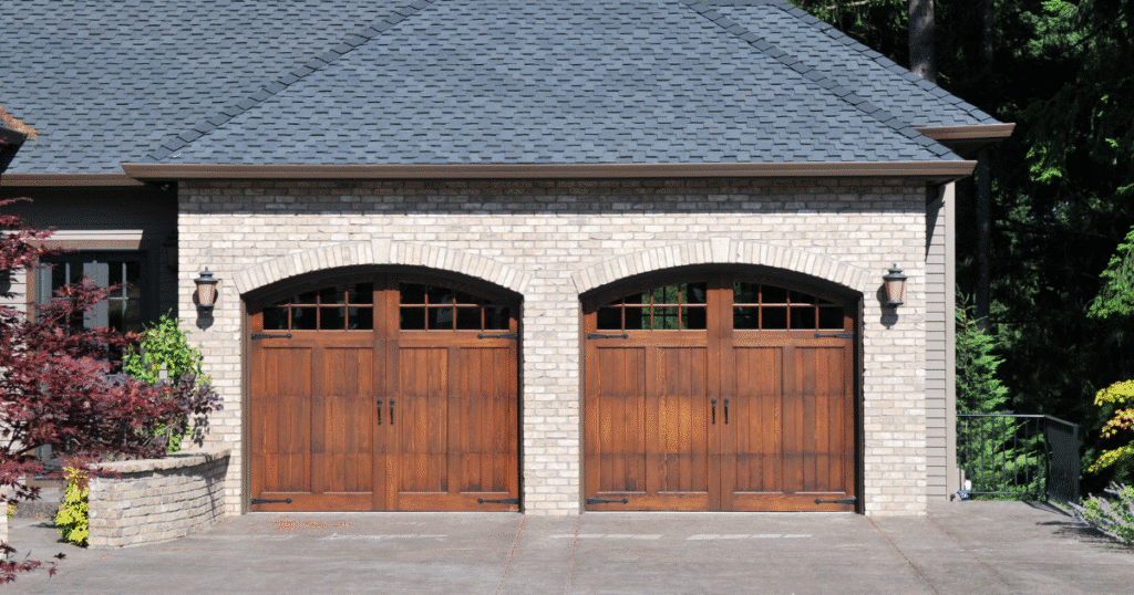 side hinged garage doors