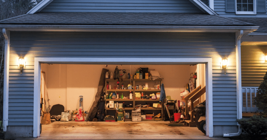 garage door opening by itself
