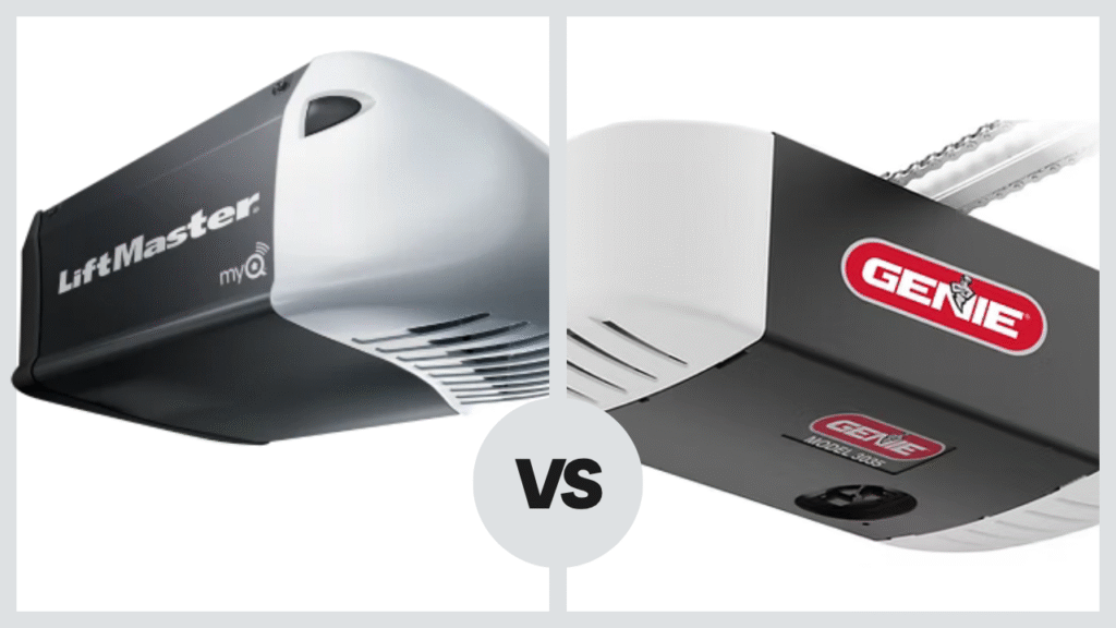 liftmaster vs genie garage door opener